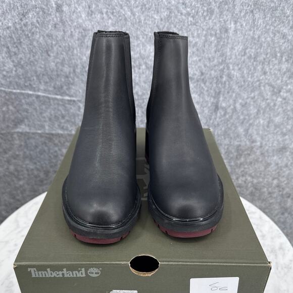 Timberland Shoes - NEW Timberland Kori Park Chelsea Black Boots Leather Women 8